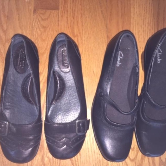 WOMENS CLARK+ BORN SHOE LOT SIZE 6-7 - Picture 2 of 4